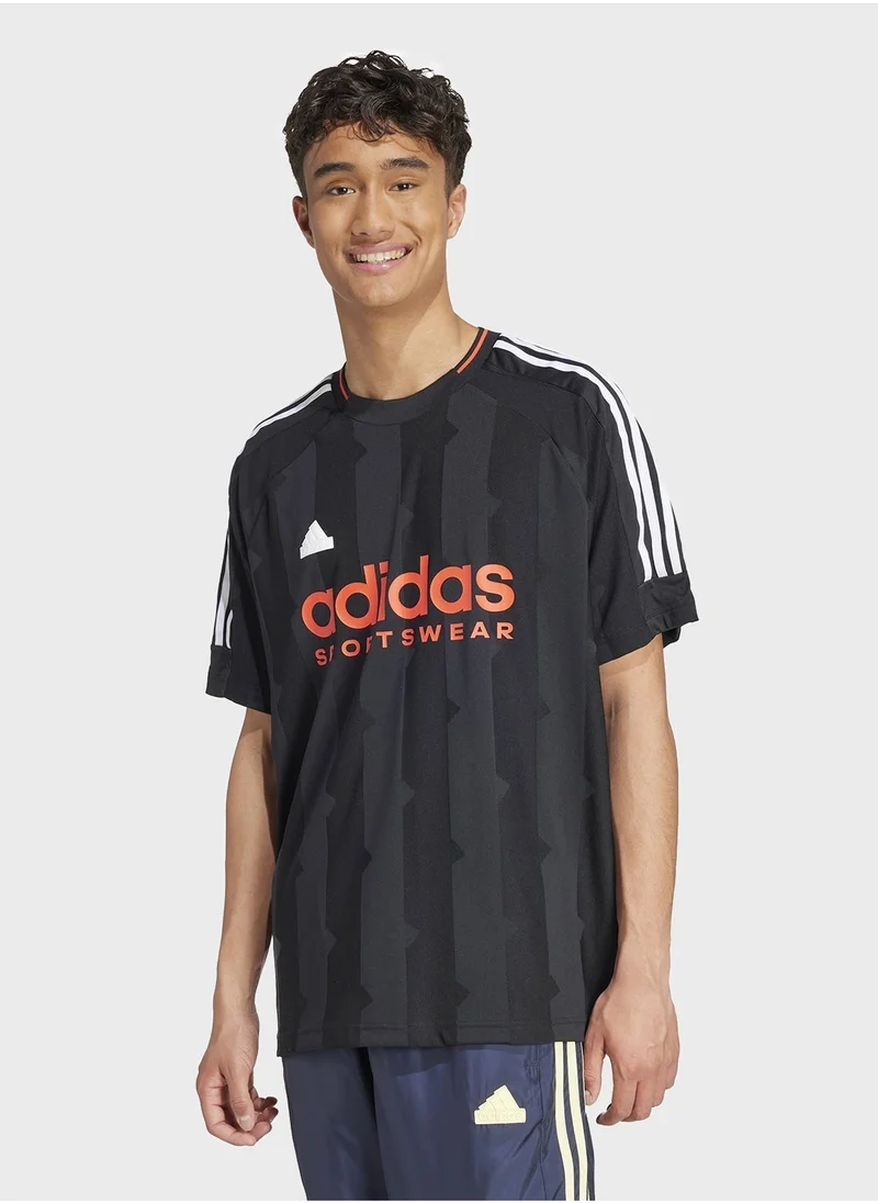 Adidas M Tiro Jqd Jsy Black Training Jerseys For Men Xs